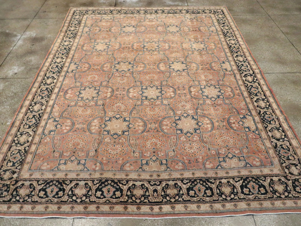 Antique Persian Mashad Carpet, No.13879 - Galerie Shabab