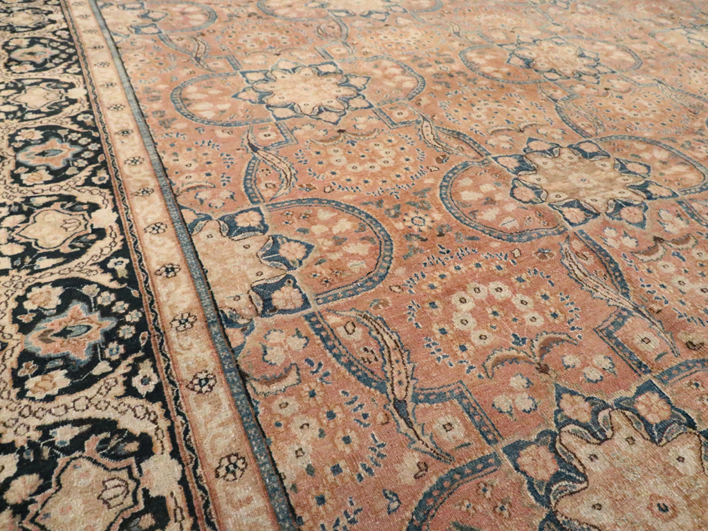 Antique Persian Mashad Carpet, No.13879 - Galerie Shabab