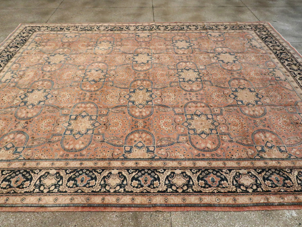 Antique Persian Mashad Carpet, No.13879 - Galerie Shabab