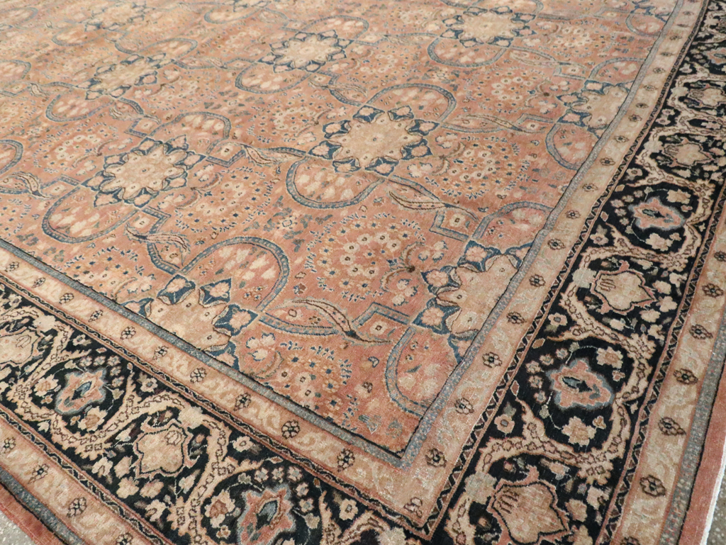 Antique Persian Mashad Carpet, No.13879 - Galerie Shabab