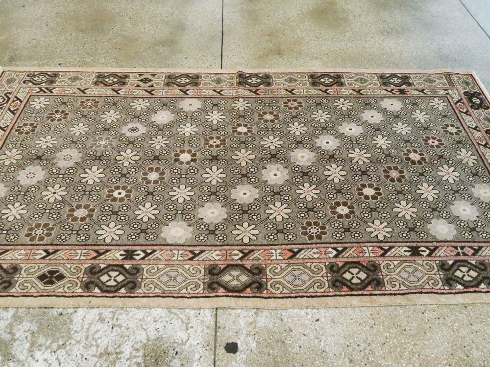 Vintage East Turkestan Khotan Rug, No.13885 - Galerie Shabab