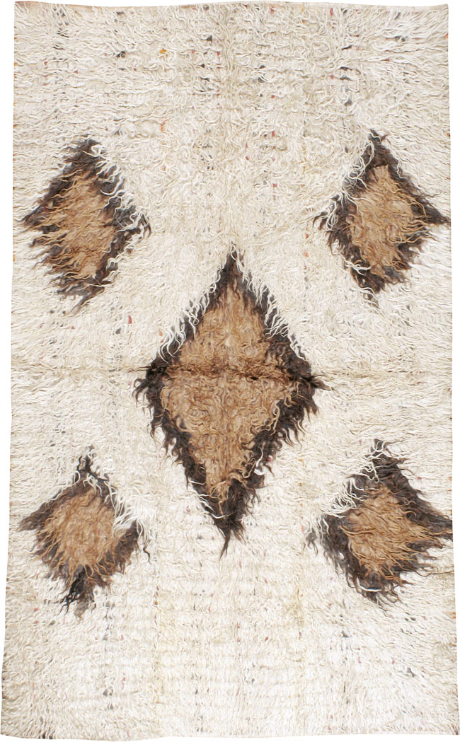 Vintage Turkish Tulu Rug, No.13906 - Galerie Shabab