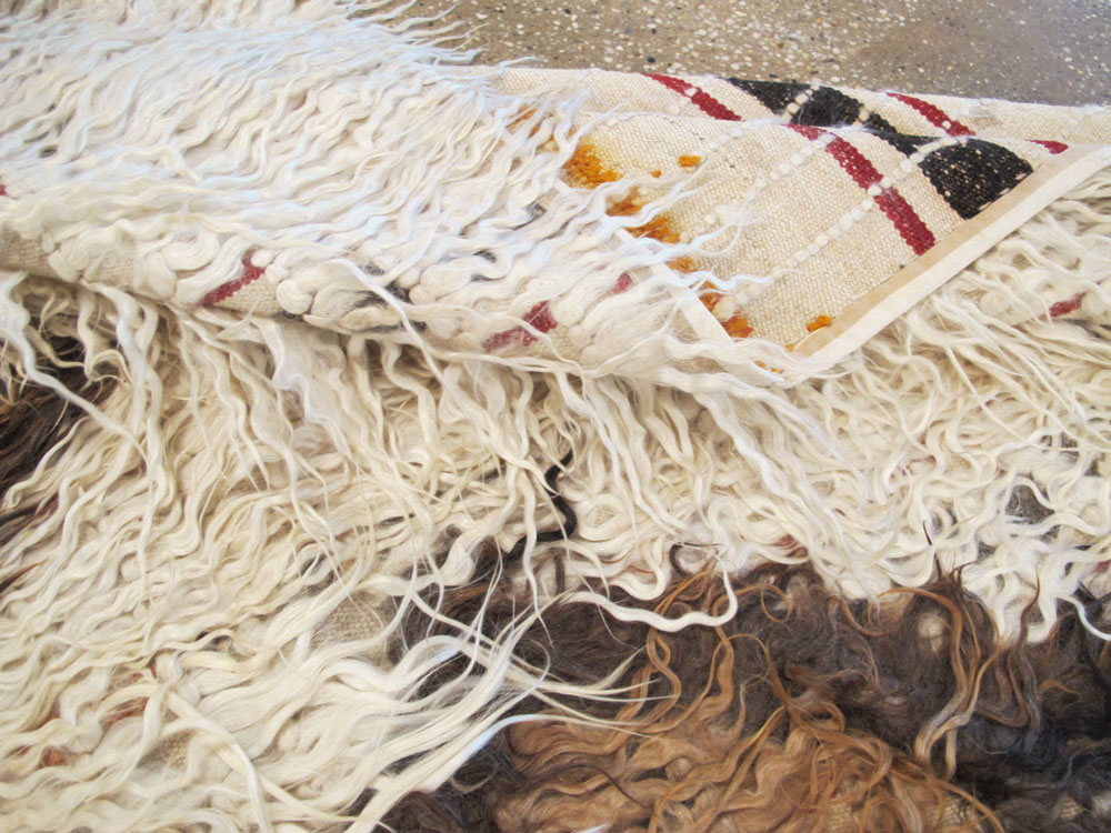 Vintage Turkish Tulu Rug, No.13906 - Galerie Shabab