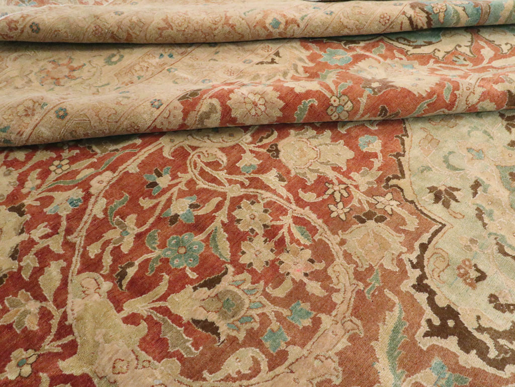 Vintage Persian Tabriz Carpet, No.13920 - Galerie Shabab