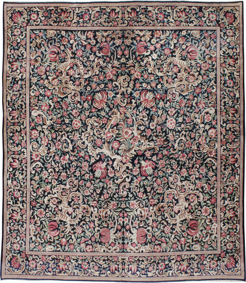 Antique Persian Kashan Carpet, No.13921 - Galerie Shabab