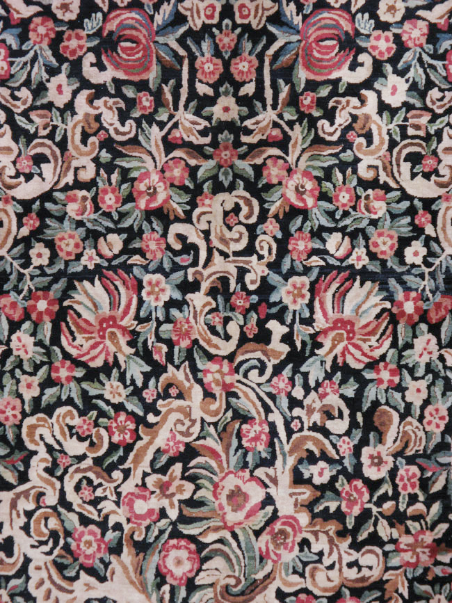 Antique Persian Kashan Carpet, No.13921 - Galerie Shabab
