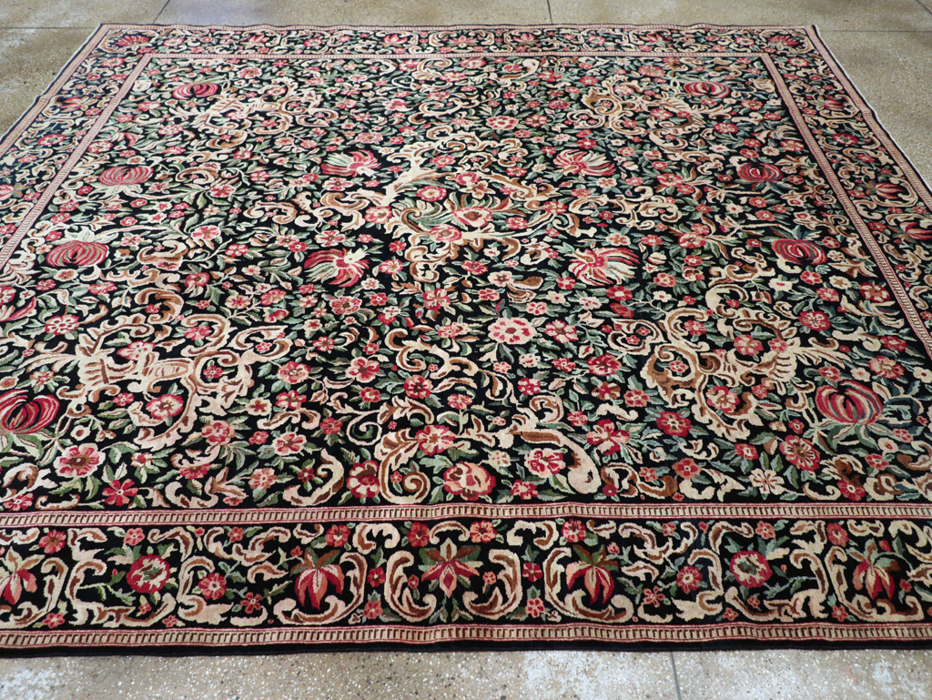 Antique Persian Kashan Carpet, No.13921 - Galerie Shabab