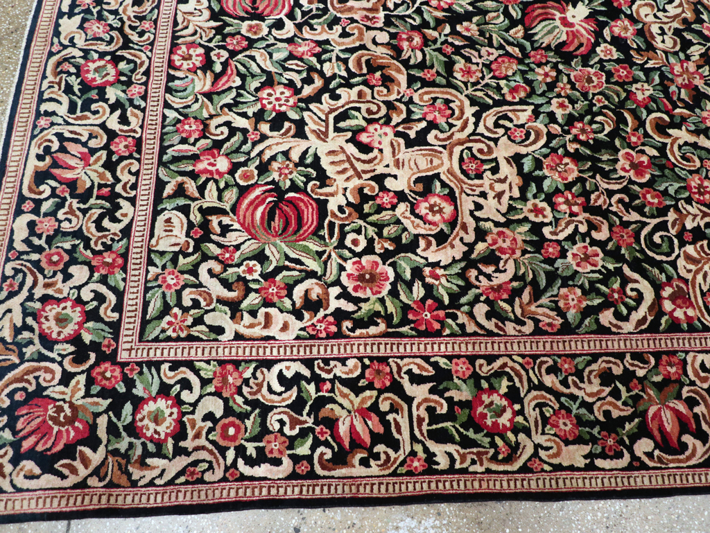 Antique Persian Kashan Carpet, No.13921 - Galerie Shabab