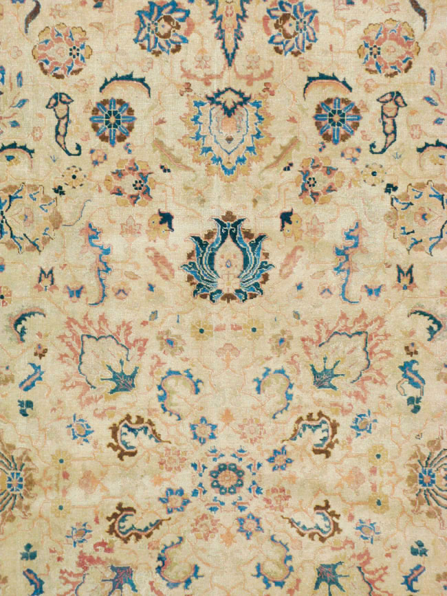 Vintage Persian Tabriz Carpet, No.13937 - Galerie Shabab