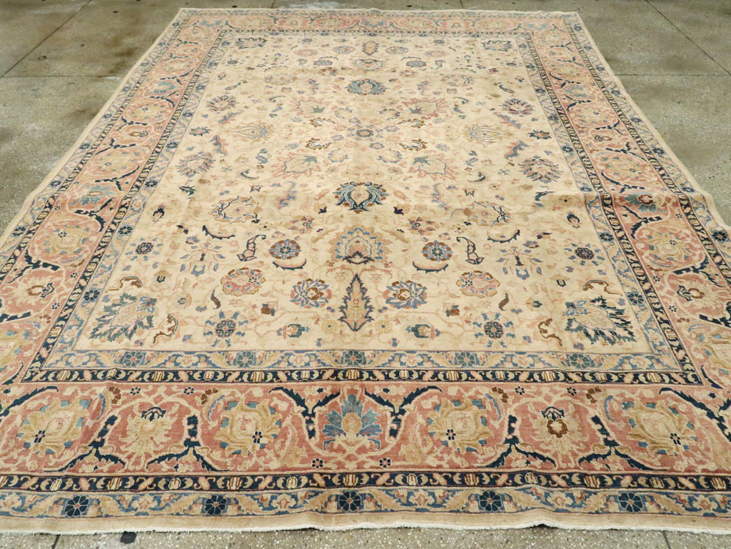 Vintage Persian Tabriz Carpet, No.13937 - Galerie Shabab
