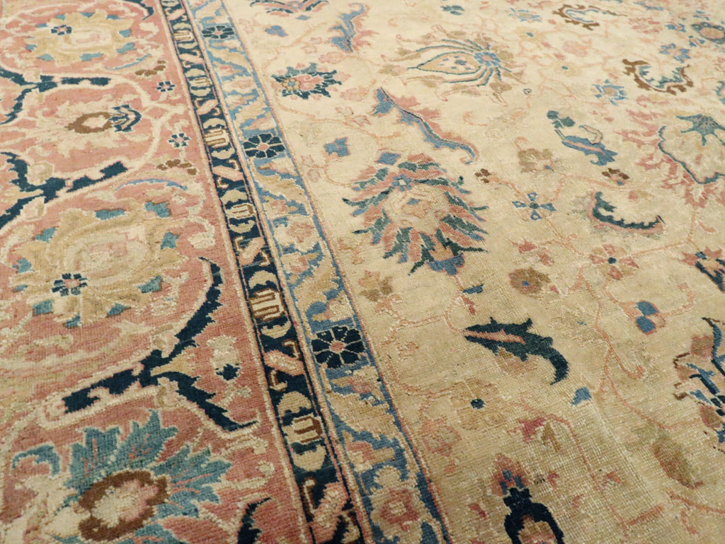 Vintage Persian Tabriz Carpet, No.13937 - Galerie Shabab