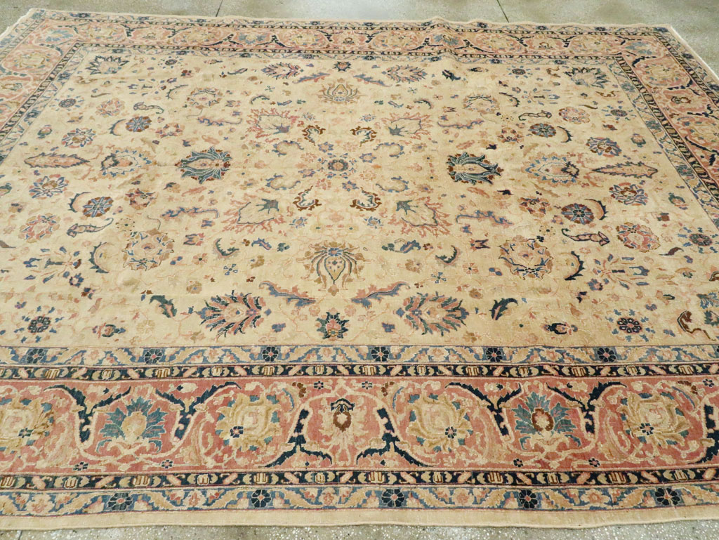 Vintage Persian Tabriz Carpet, No.13937 - Galerie Shabab