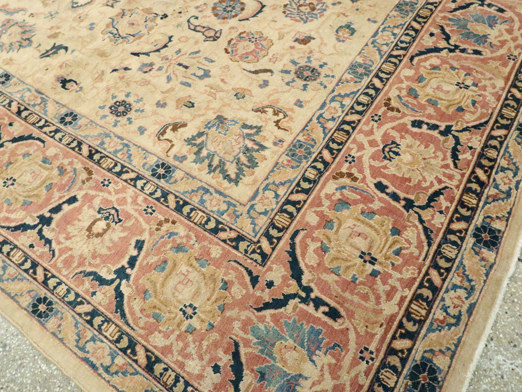 Vintage Persian Tabriz Carpet, No.13937 - Galerie Shabab