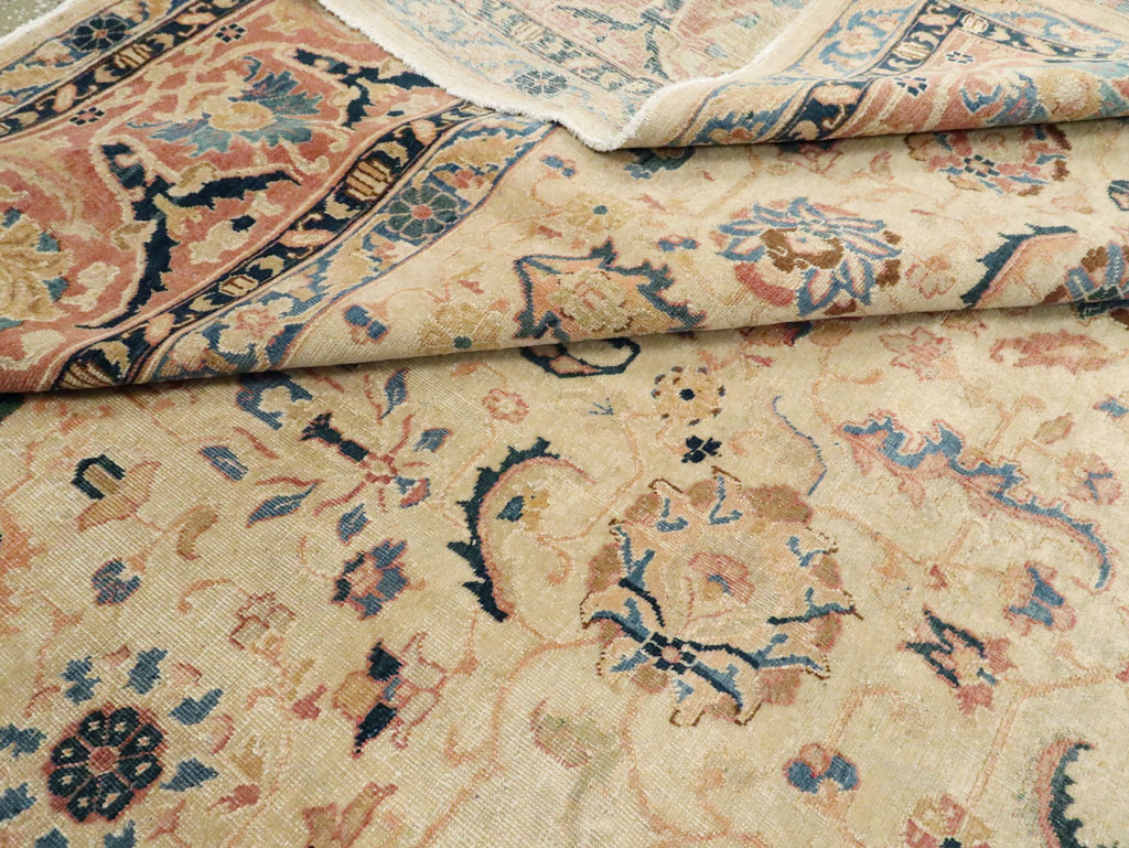 Vintage Persian Tabriz Carpet, No.13937 - Galerie Shabab