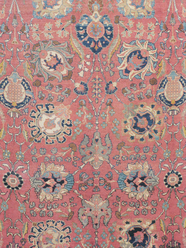 Antique Persian Tabriz Carpet, No.13939 - Galerie Shabab