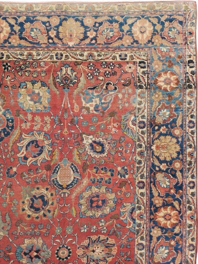 Antique Persian Tabriz Carpet, No.13939 - Galerie Shabab