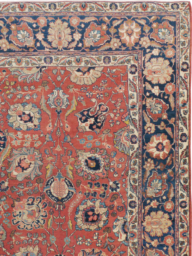 Antique Persian Tabriz Carpet, No.13939 - Galerie Shabab