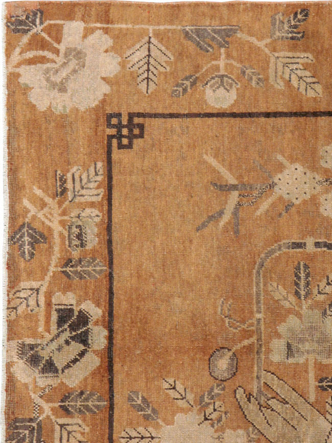 Vintage East Turkestan Khotan Rug, No.13959 - Galerie Shabab