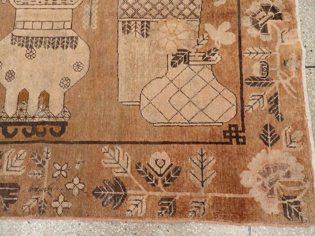 Vintage East Turkestan Khotan Rug, No.13959 - Galerie Shabab