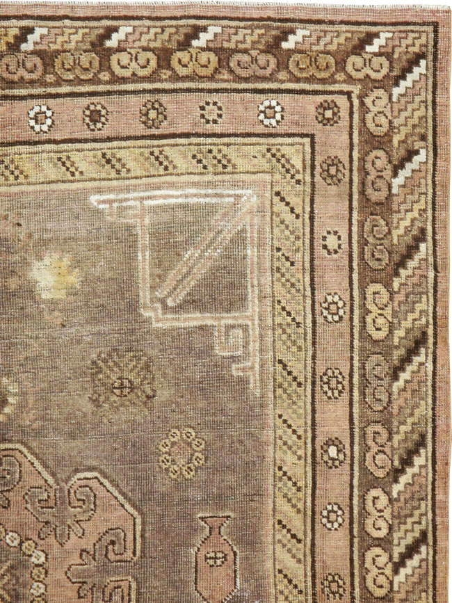 Antique East Turkestan Khotan Carpet, No.13961 - Galerie Shabab