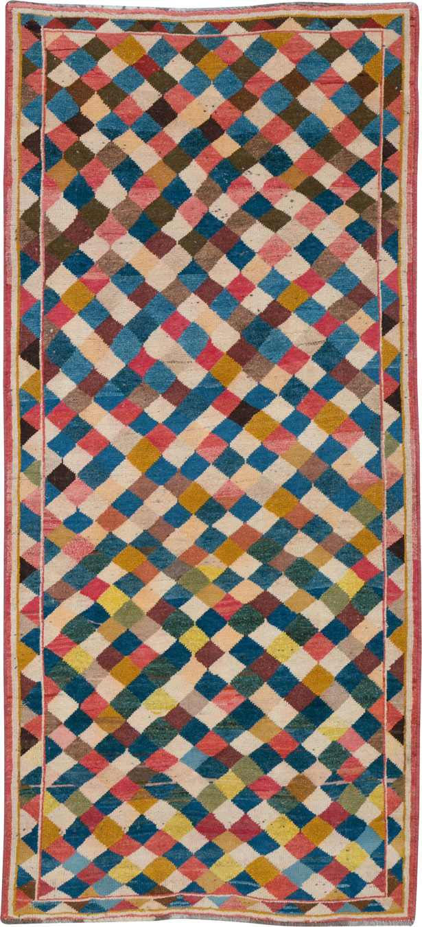 Vintage Persian Gabbeh Rug, No.13964 - Galerie Shabab
