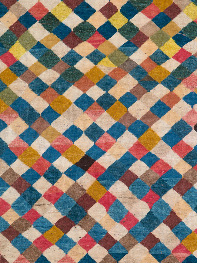 Vintage Persian Gabbeh Rug, No.13964 - Galerie Shabab