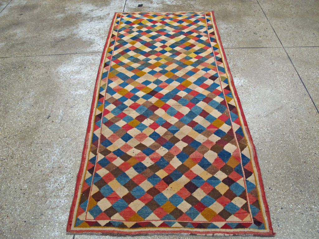 Vintage Persian Gabbeh Rug, No.13964 - Galerie Shabab