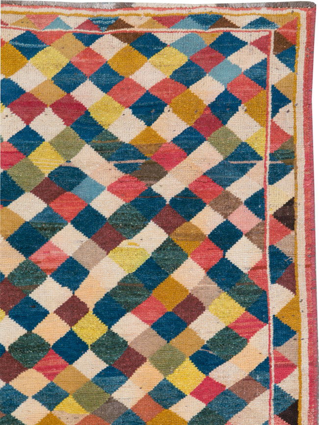 Vintage Persian Gabbeh Rug, No.13964 - Galerie Shabab