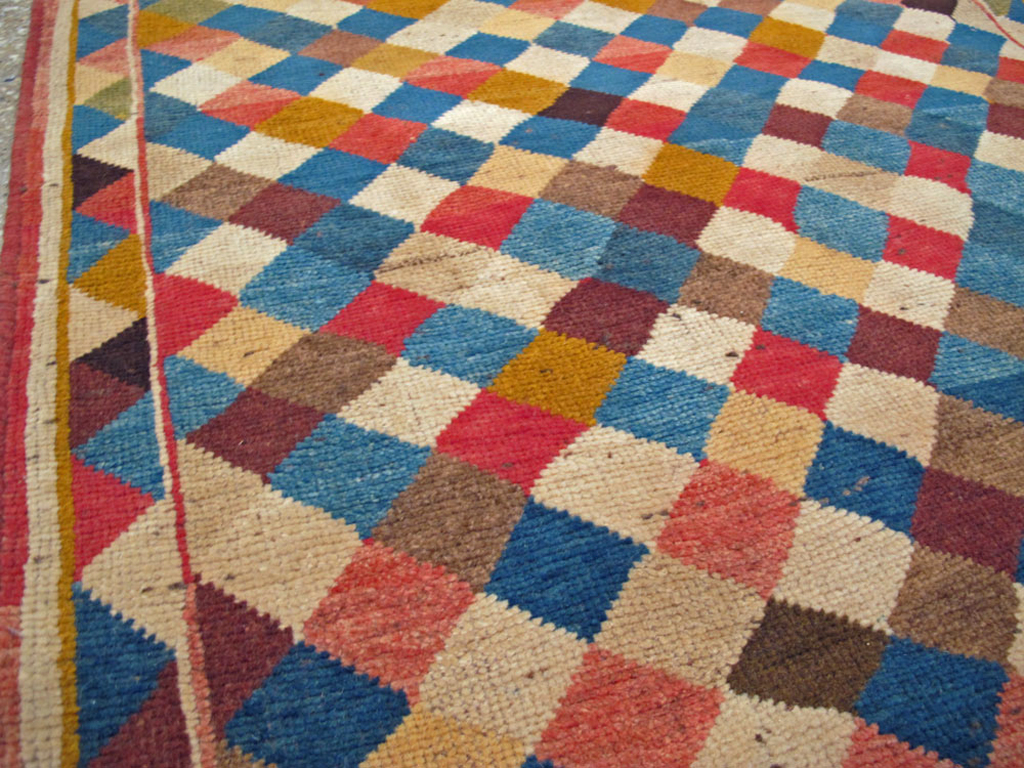 Vintage Persian Gabbeh Rug, No.13964 - Galerie Shabab