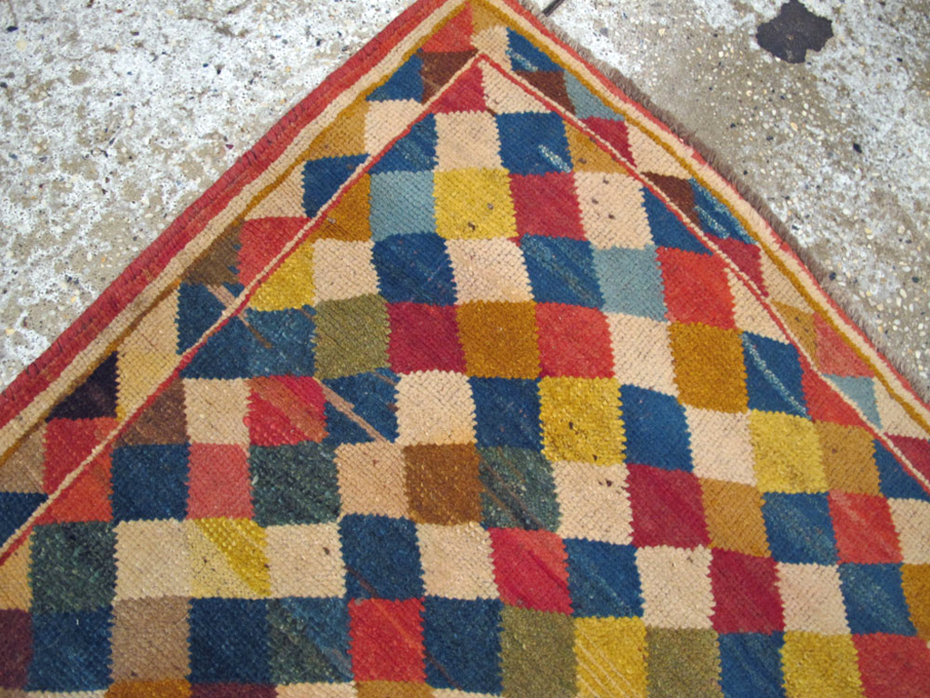 Vintage Persian Gabbeh Rug, No.13964 - Galerie Shabab
