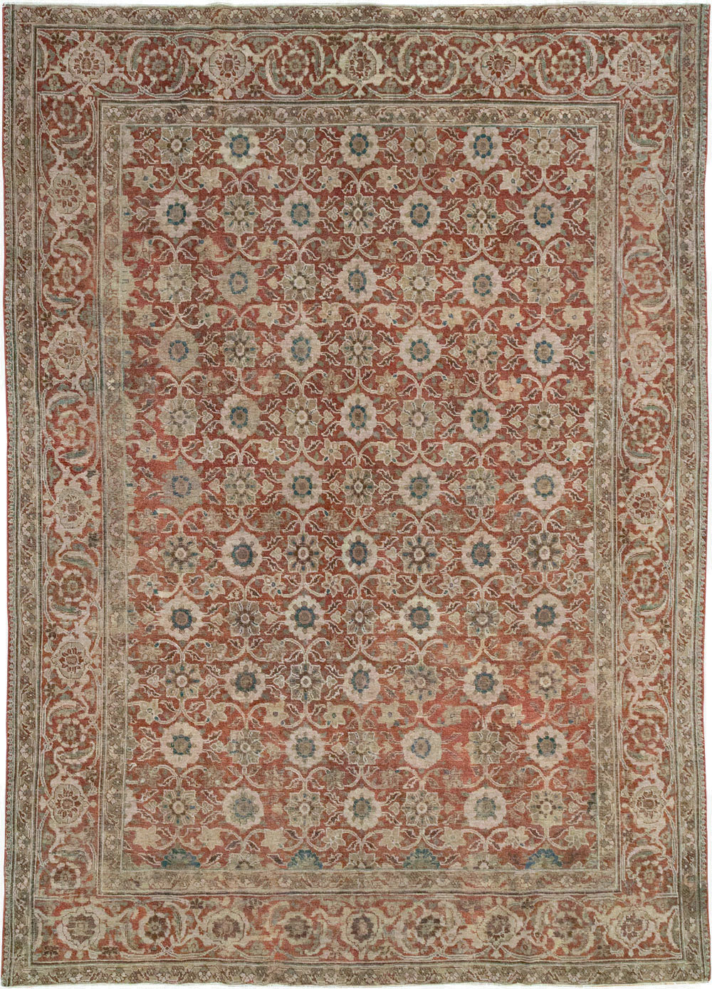 Antique Persian Tabriz Carpet, No.13971 - Galerie Shabab