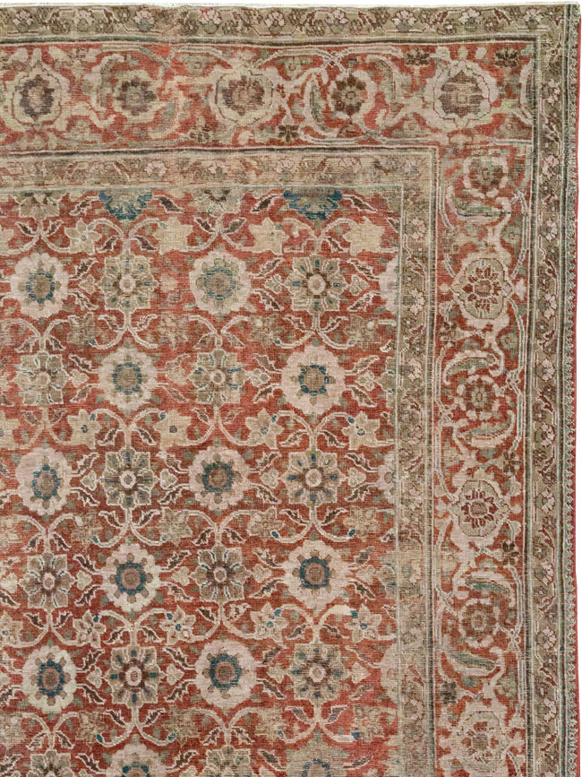 Antique Persian Tabriz Carpet, No.13971 - Galerie Shabab
