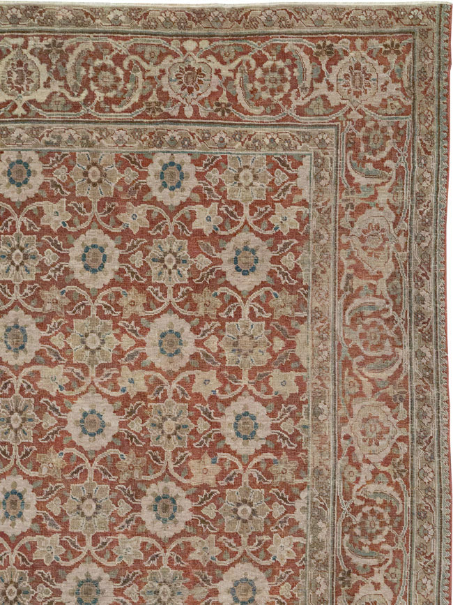 Antique Persian Tabriz Carpet, No.13971 - Galerie Shabab