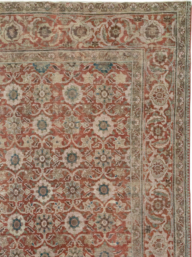 Antique Persian Tabriz Carpet, No.13971 - Galerie Shabab