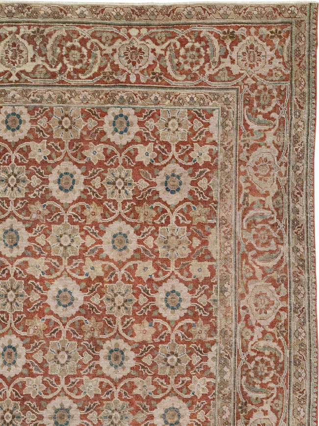 Antique Persian Tabriz Carpet, No.13971 - Galerie Shabab