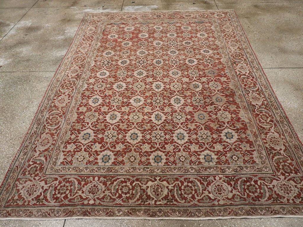 Antique Persian Tabriz Carpet, No.13971 - Galerie Shabab
