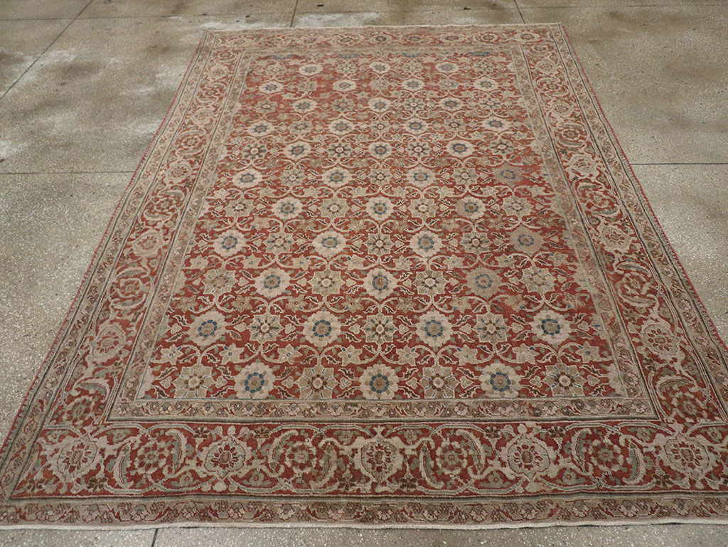 Antique Persian Tabriz Carpet, No.13971 - Galerie Shabab