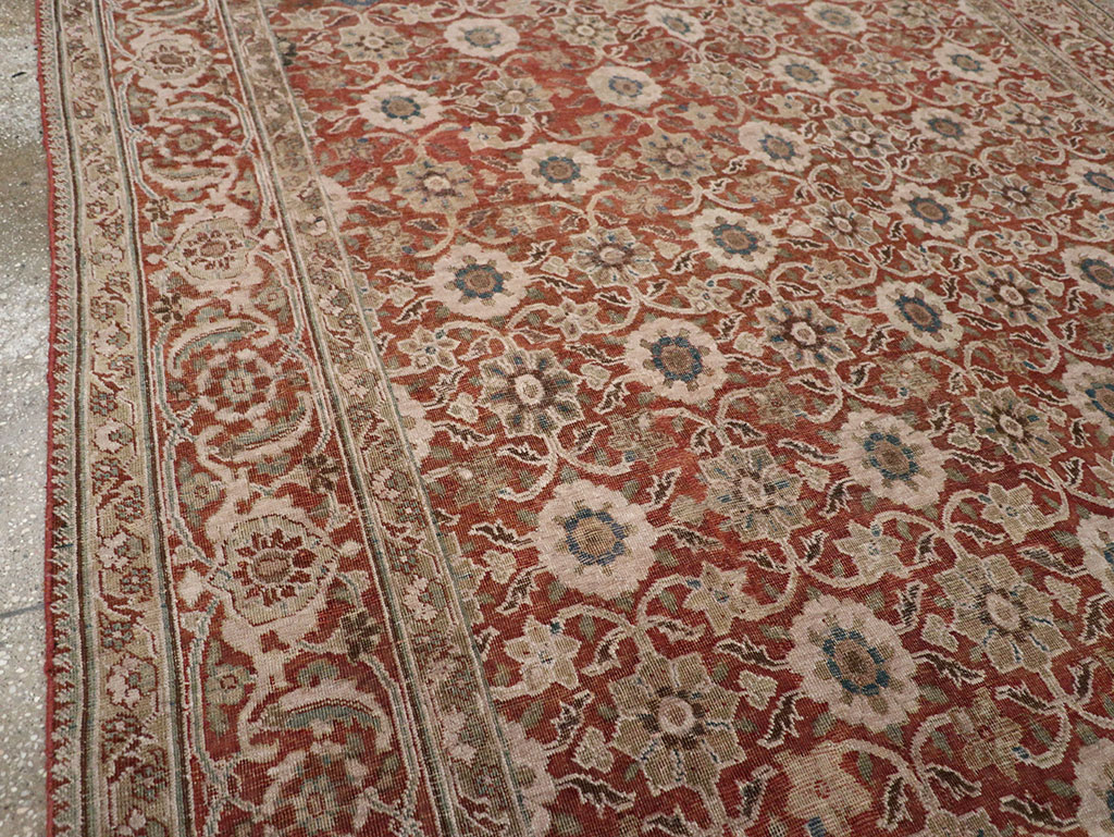 Antique Persian Tabriz Carpet, No.13971 - Galerie Shabab