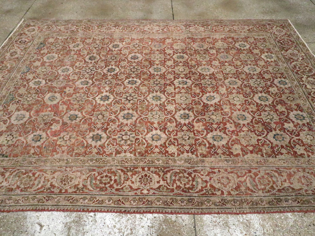 Antique Persian Tabriz Carpet, No.13971 - Galerie Shabab