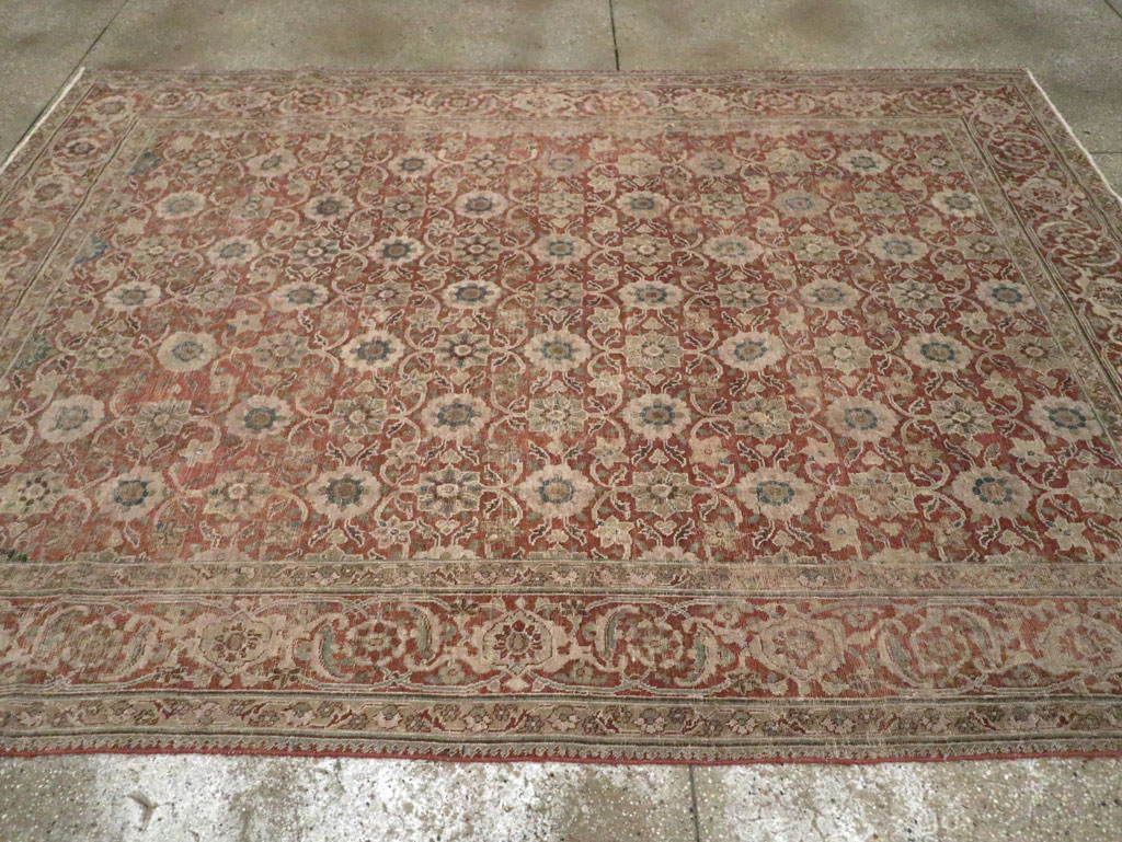 Antique Persian Tabriz Carpet, No.13971 - Galerie Shabab