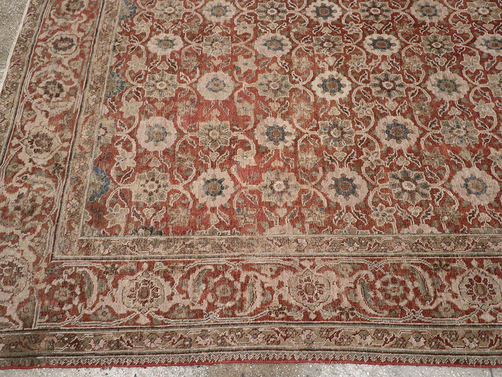Antique Persian Tabriz Carpet, No.13971 - Galerie Shabab