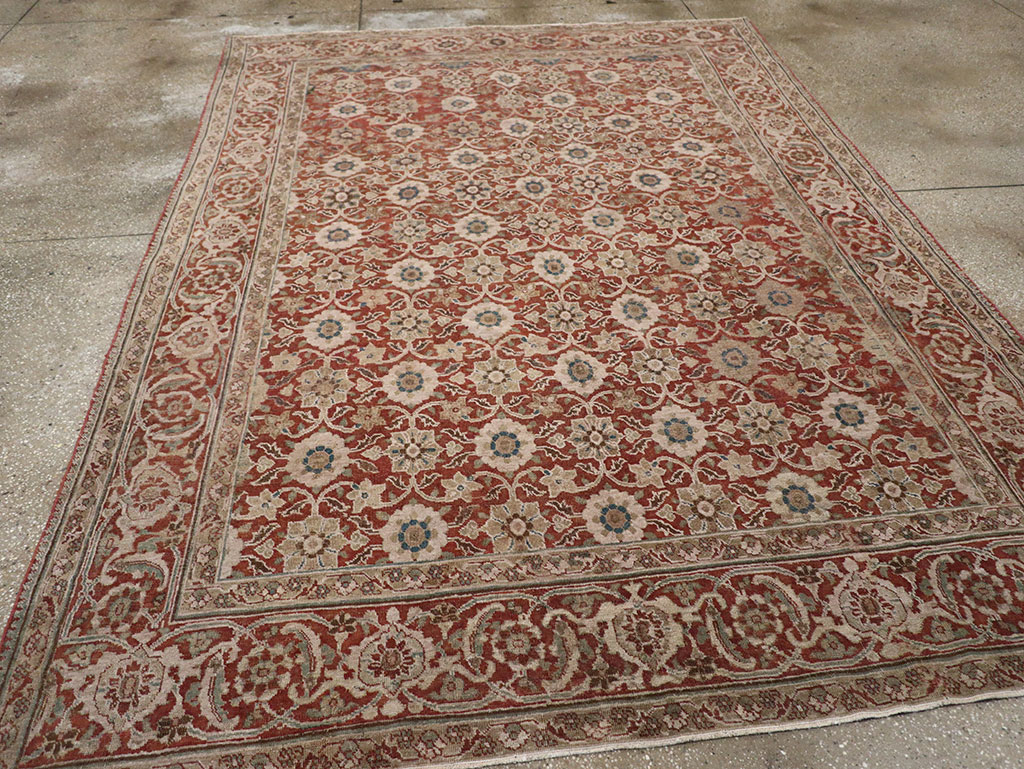 Antique Persian Tabriz Carpet, No.13971 - Galerie Shabab