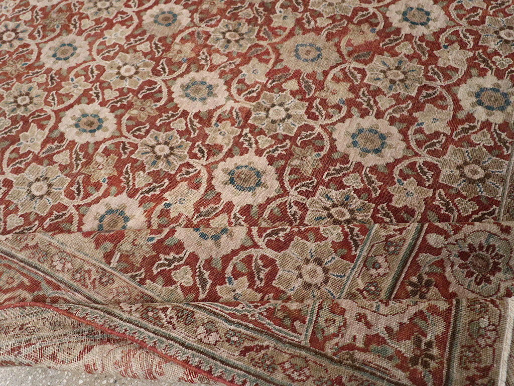 Antique Persian Tabriz Carpet, No.13971 - Galerie Shabab