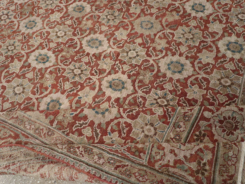 Antique Persian Tabriz Carpet, No.13971 - Galerie Shabab