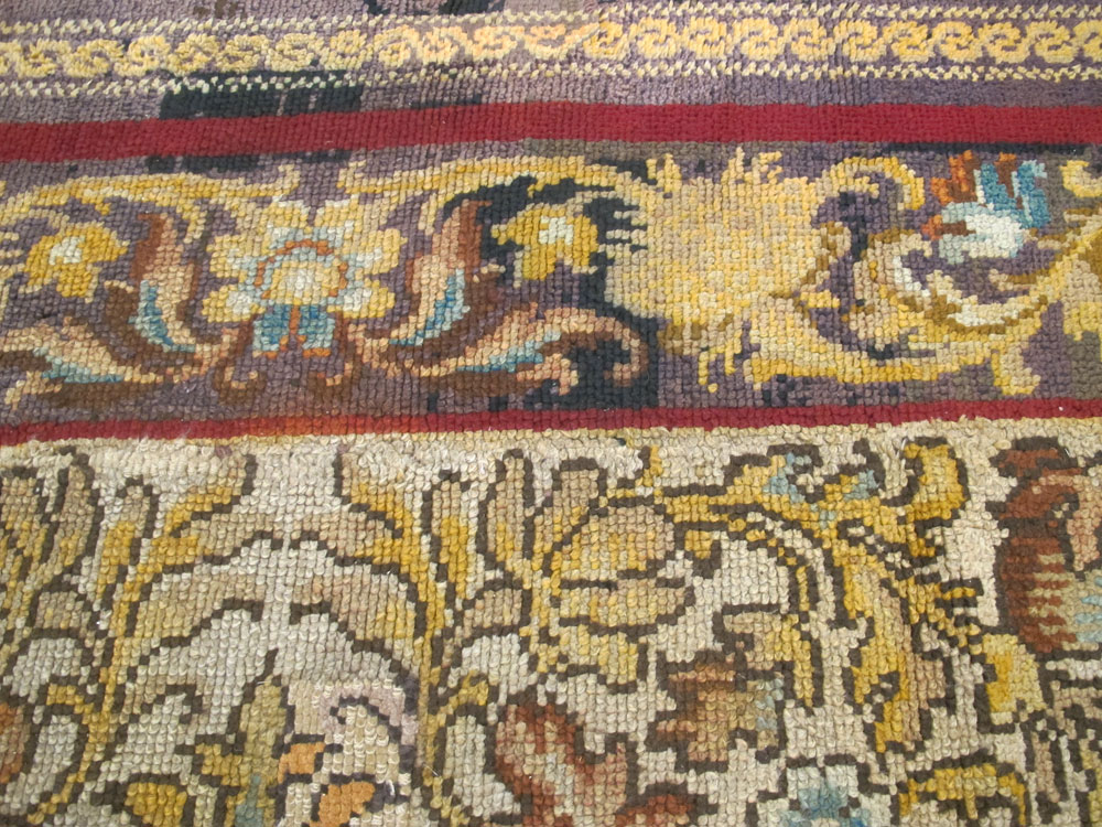 Vintage Irish Donegal Accent Carpet, No.13979 - Galerie Shabab