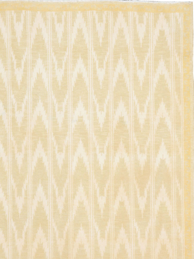 Vintage Indian Cotton Agra Carpet, No.13980 - Galerie Shabab