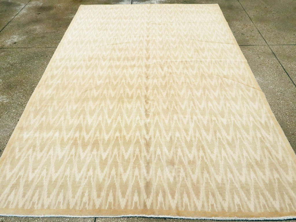 Vintage Indian Cotton Agra Carpet, No.13980 - Galerie Shabab