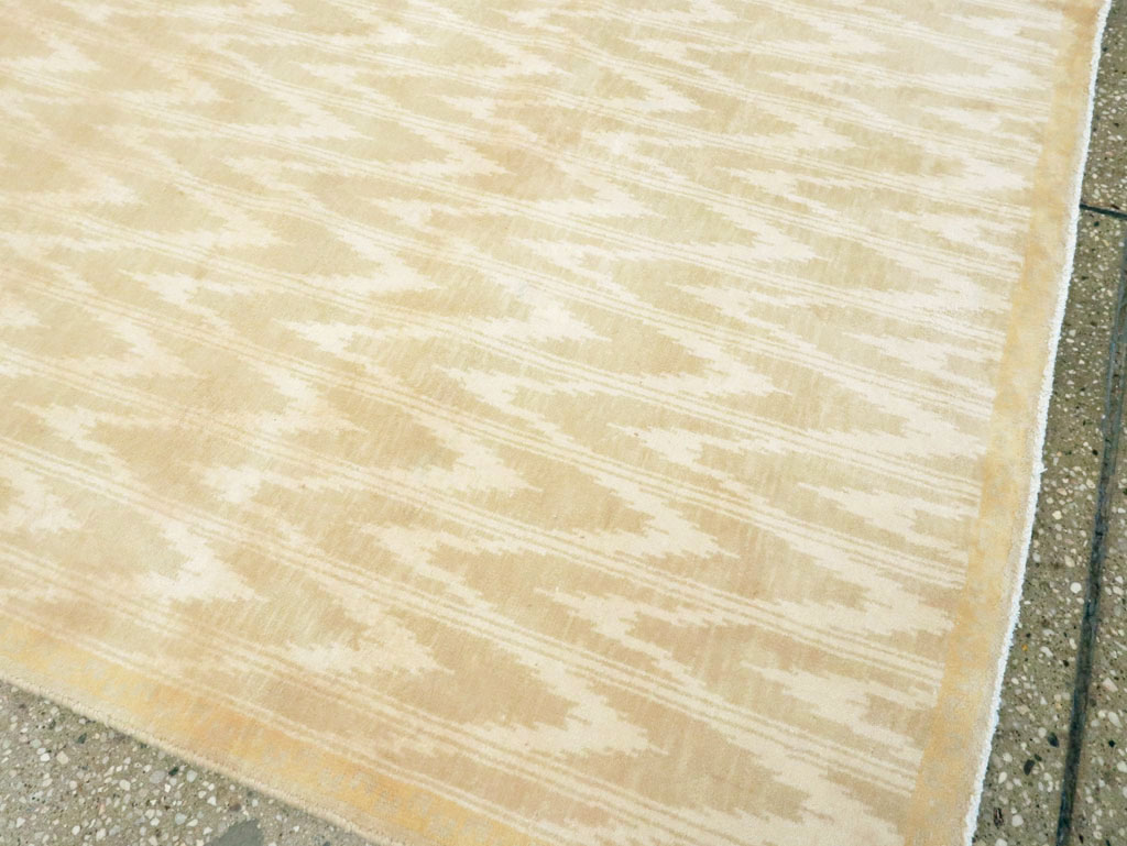 Vintage Indian Cotton Agra Carpet, No.13980 - Galerie Shabab