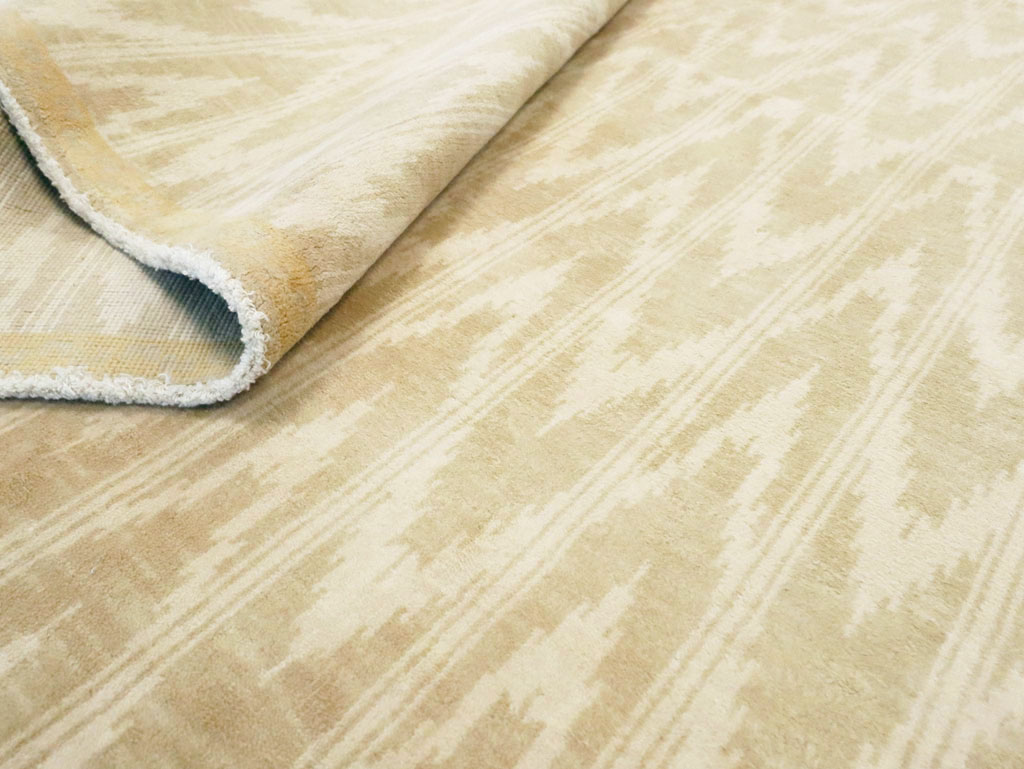Vintage Indian Cotton Agra Carpet, No.13980 - Galerie Shabab