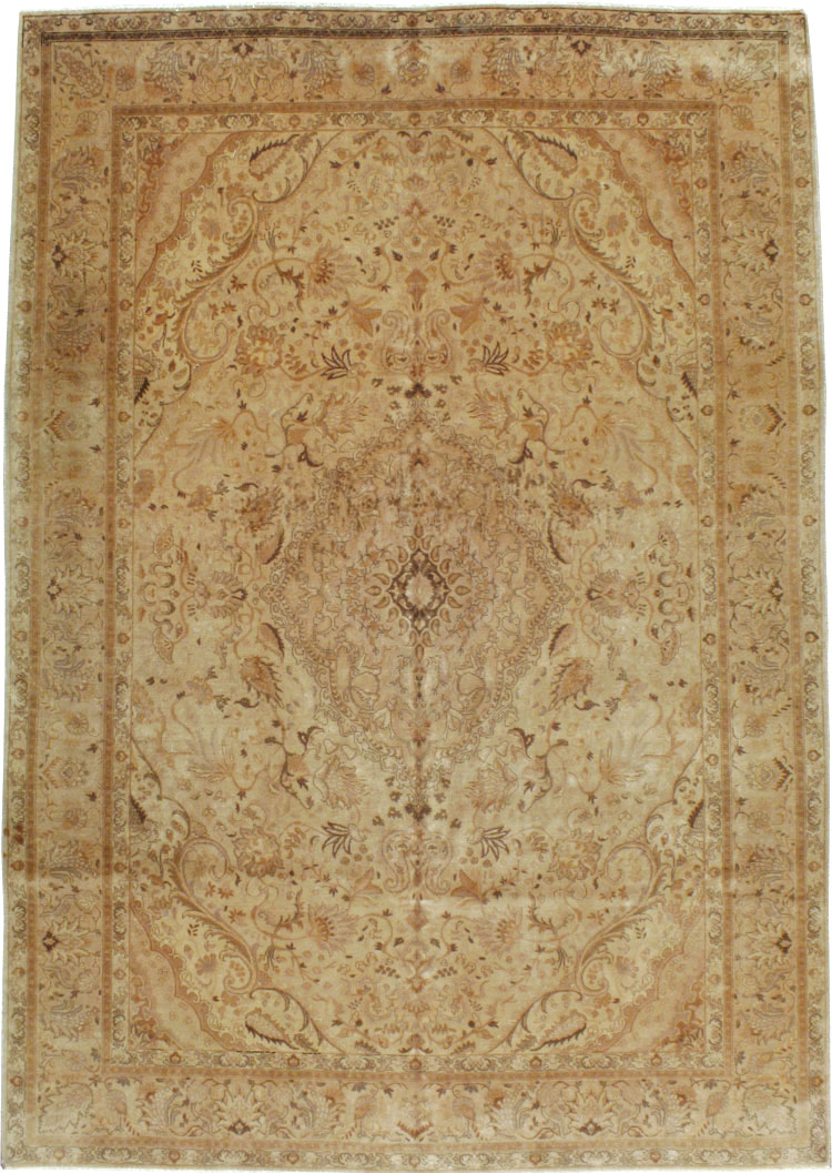 Antique Persian Tabriz Carpet, No.13983 - Galerie Shabab